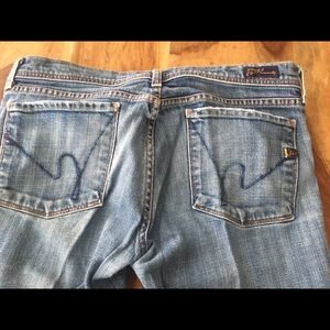 Citizens of Humanity Low Waist Flair Jeans